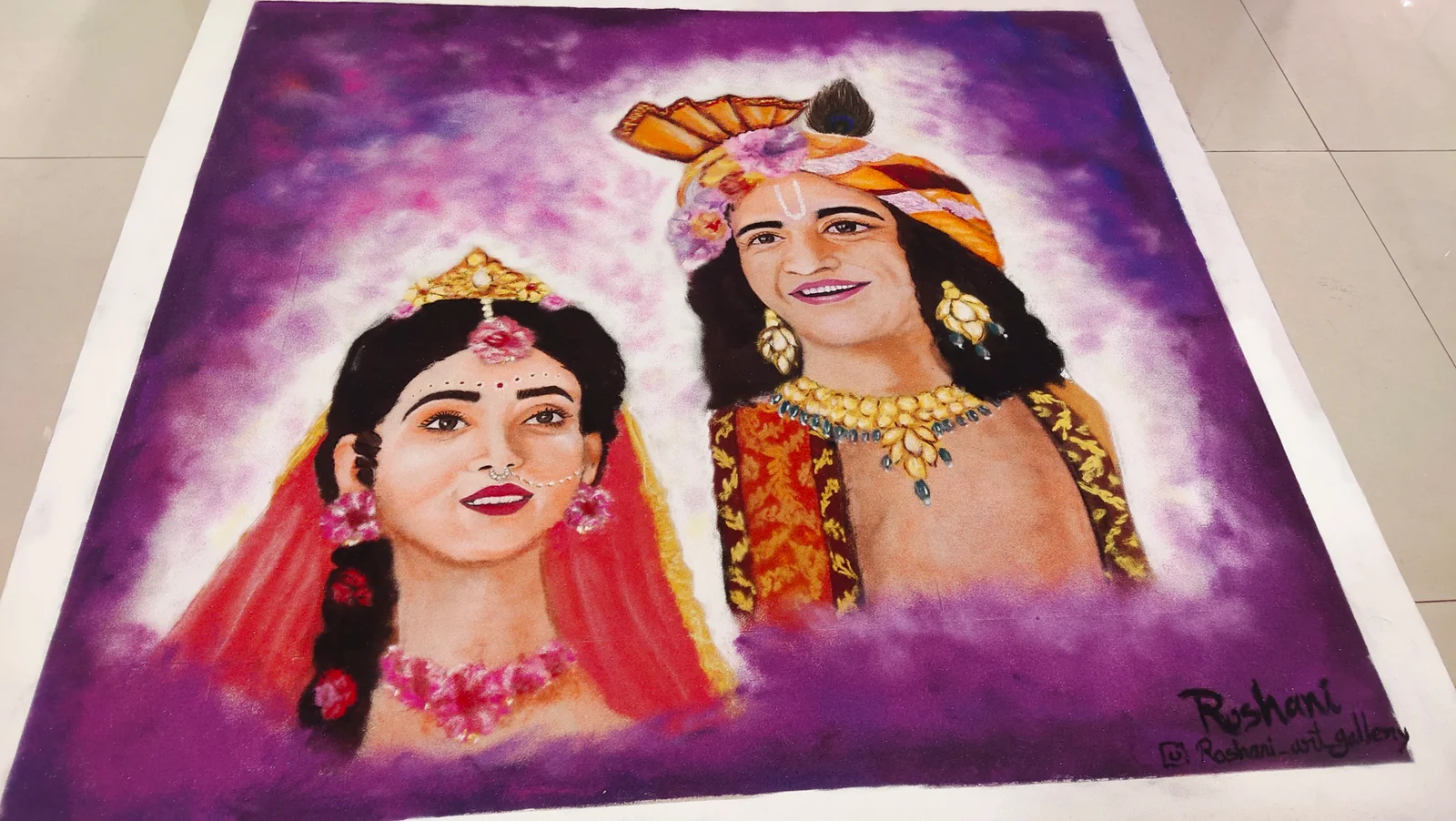 Portrait Rangoli