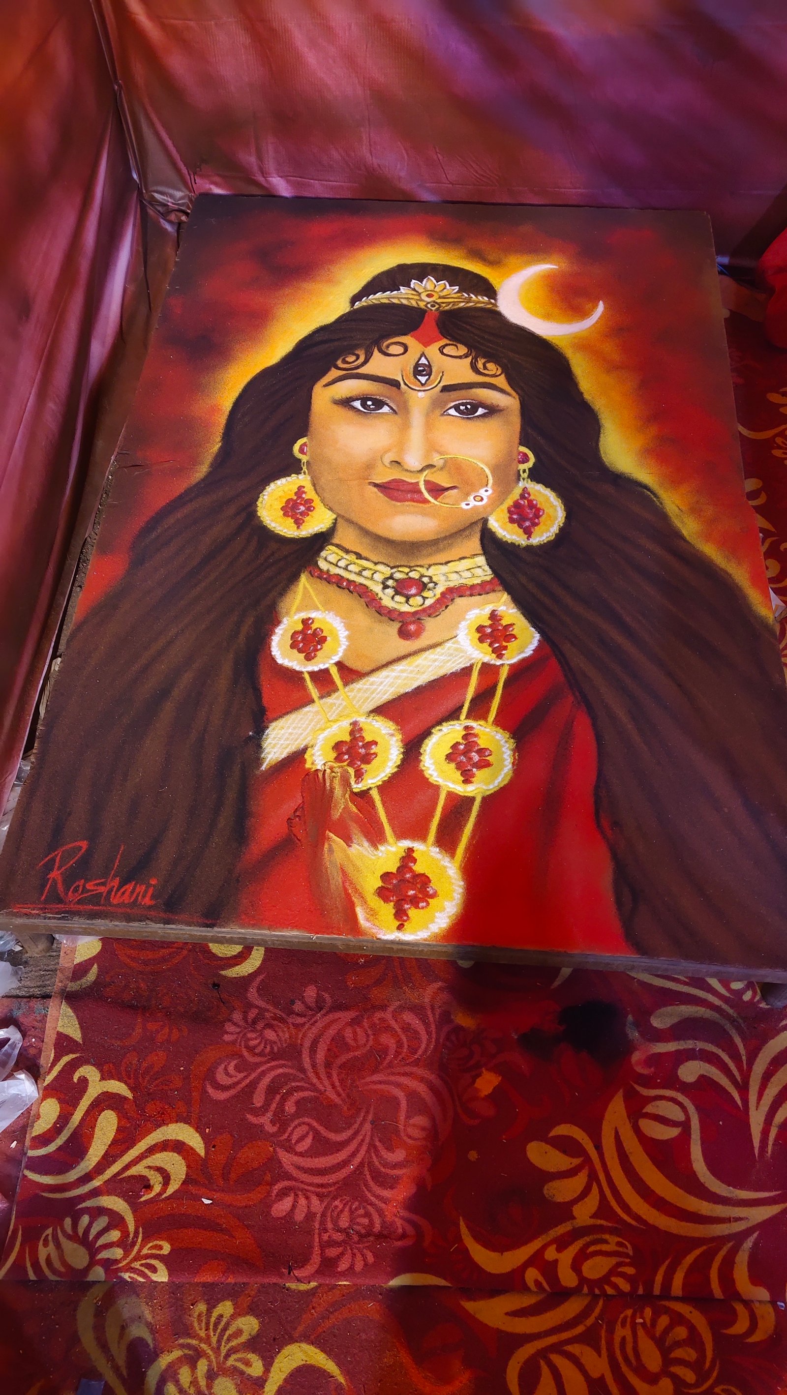 Portrait Rangoli