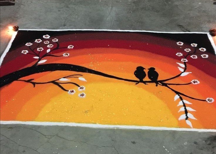 Scenery Rangoli